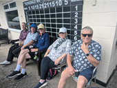 Members enjoying an exciting game